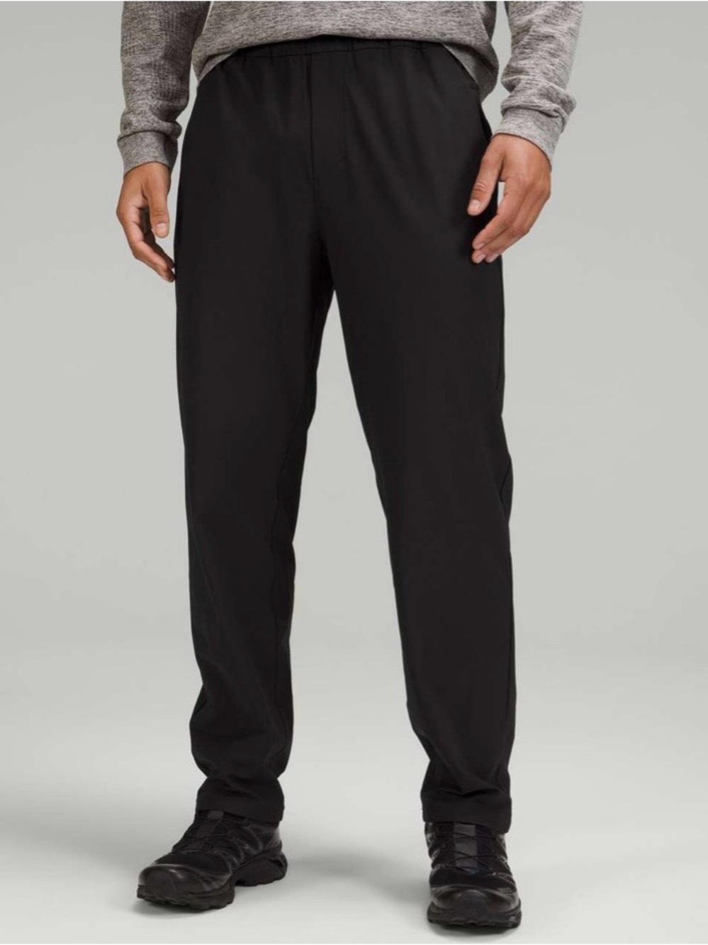 Men’s Lululemon ABC Pull-On Pant Black Warpstreme Athletic Pants Size Medium